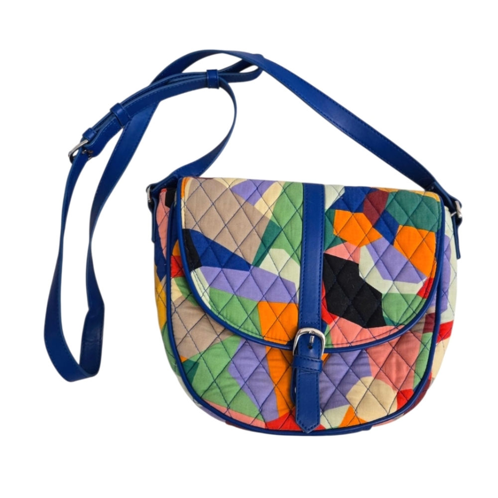 Vera Bradley Colorful Patchwork Shoulder Crossbody Bag